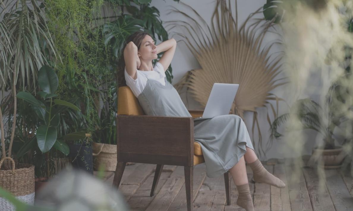 Student practicing self-observation techniques